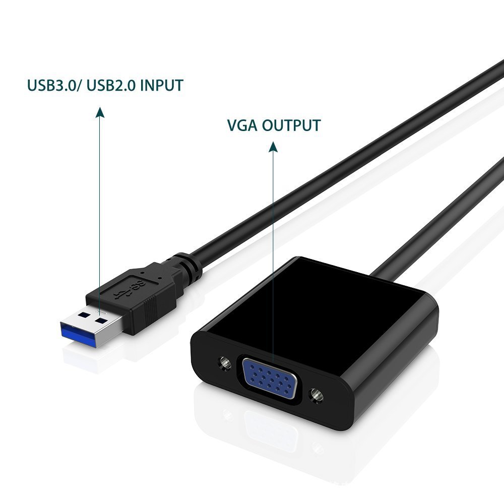 محول USB 3.0 إلى VGA متعدد الش - مراجعة Laptop Ergonomic Accessories وسعره