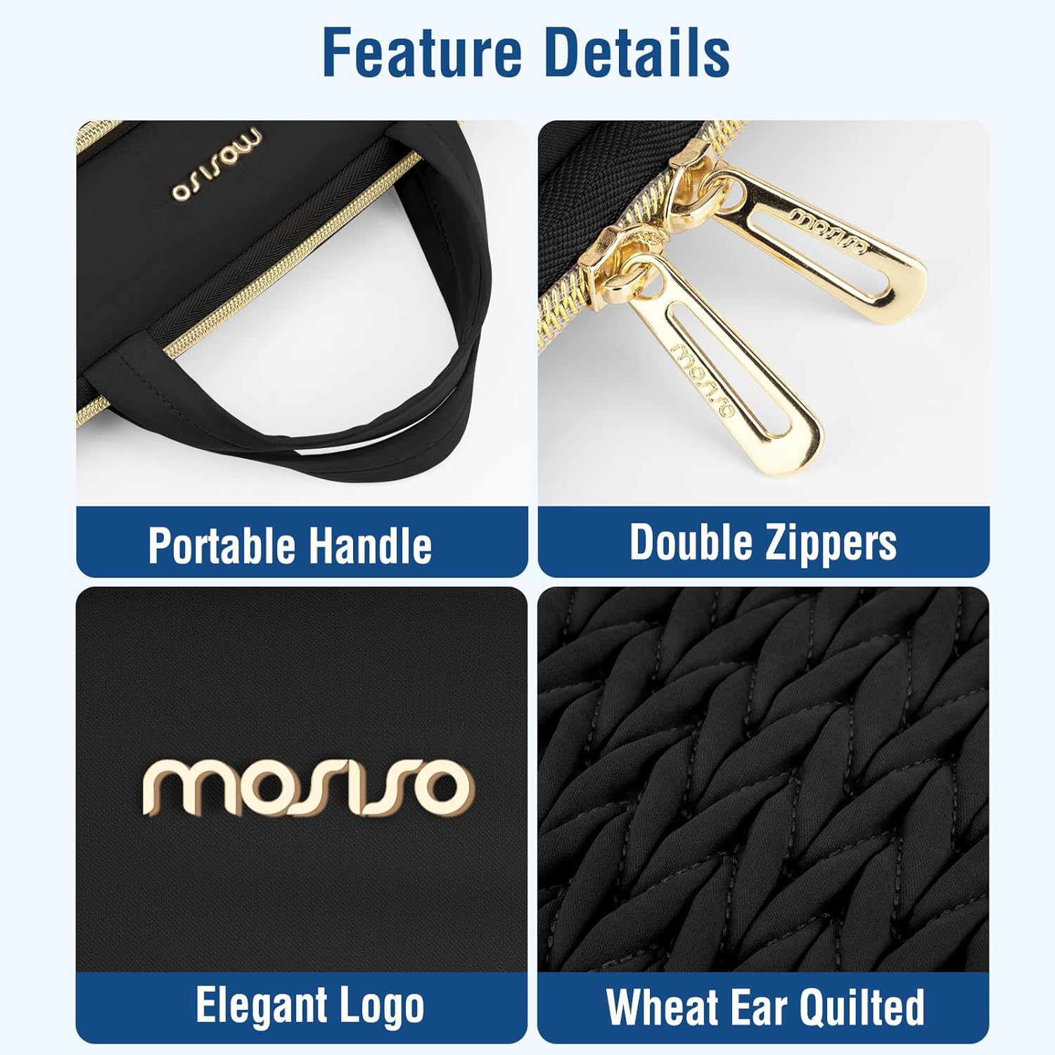 حافظة كمبيوتر محمول MOSISO مقا - مراجعة Laptop Accessories Travel Case وسعره