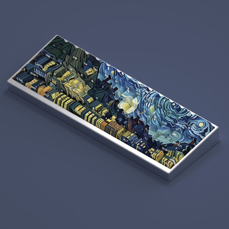 أغطية مفاتيح بتصميم سماء فان ج - مراجعة Laptop Accessories For Gift وسعره