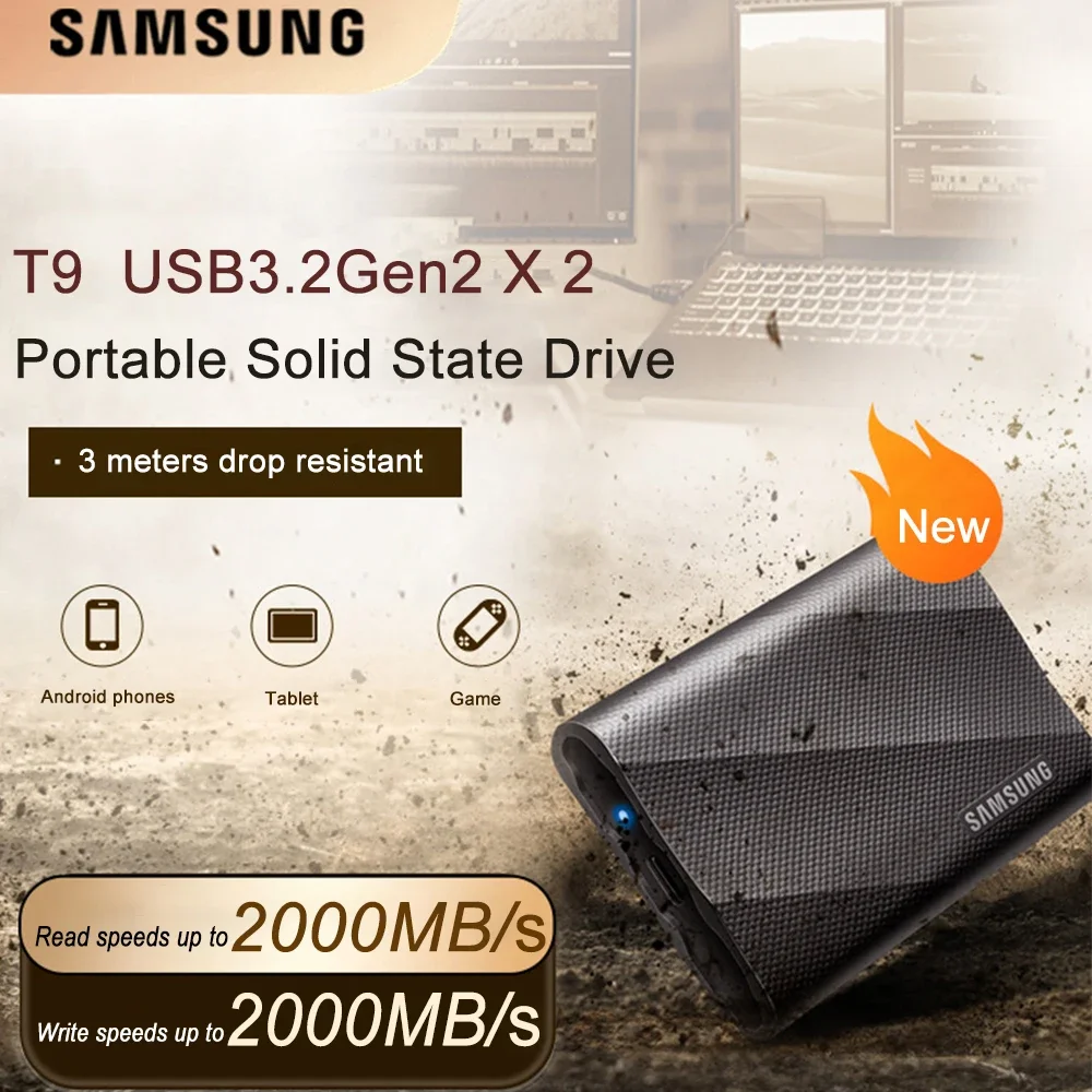 سامسونج T9 محمول SSD 4 تيراباي - مراجعة Samsung Ssd Evo 870 وسعره