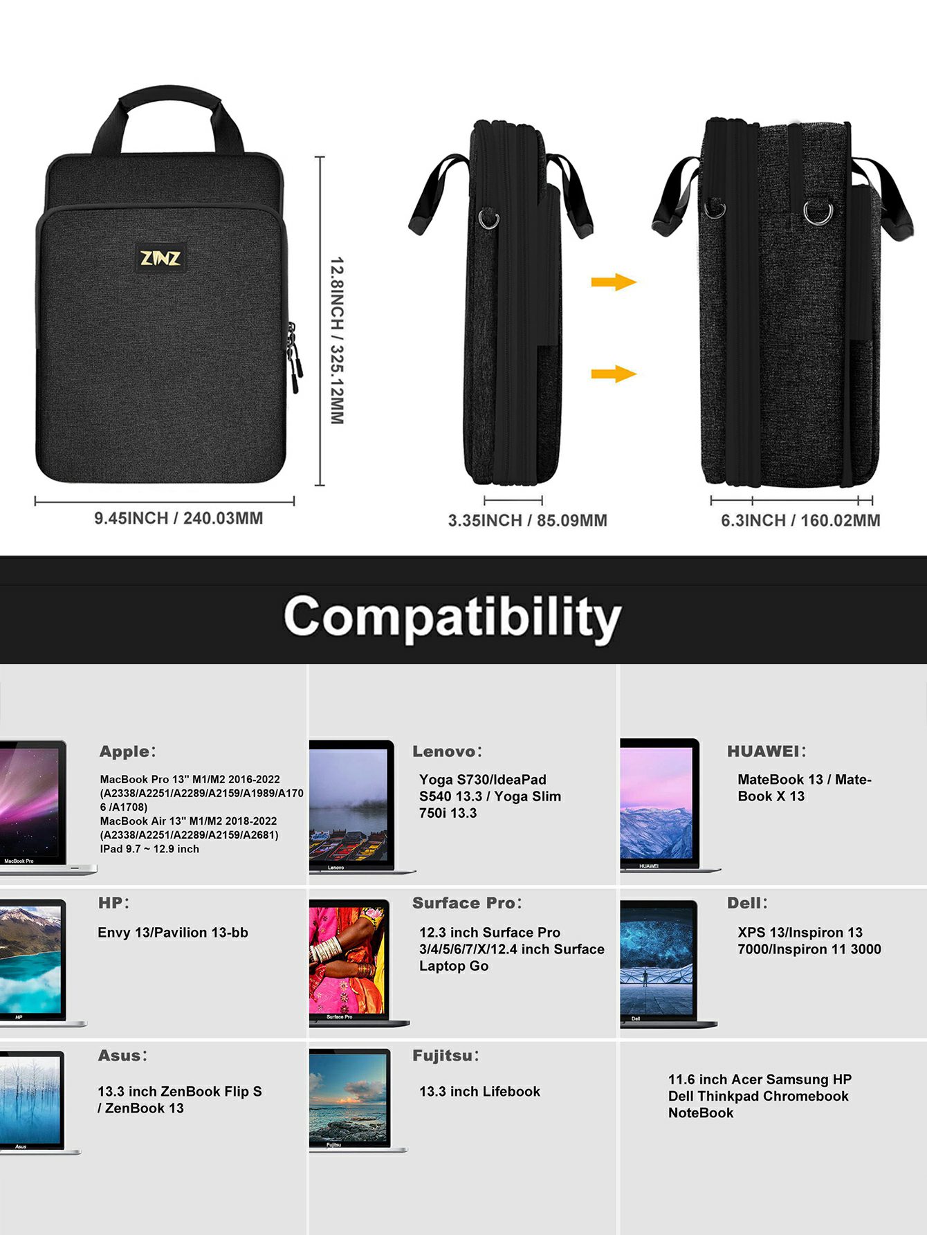 حقيبة كتف للكمبيوتر المحمول بس - مراجعة Laptop Accessories Travel Case وسعره