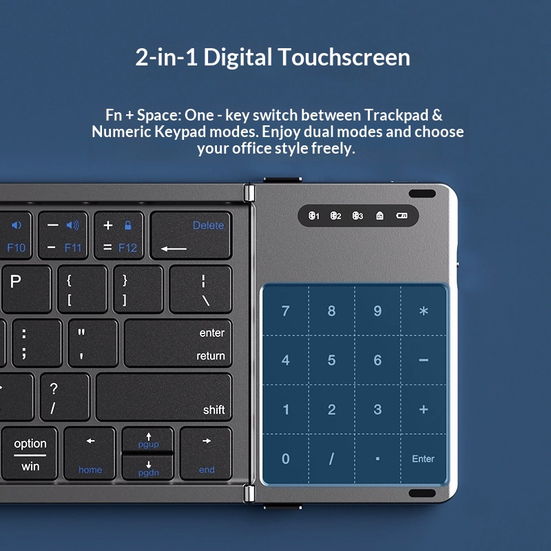 لوحة مفاتيح بلوتوث لاسلكية ثلا - مراجعة Laptop Ergonomic Accessories وسعره